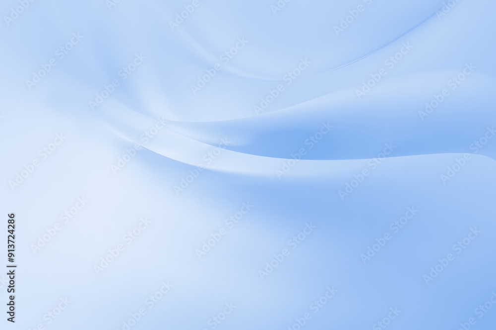 Poster abstract dynamic light blue wave lines with blurred light curve background design for graphic patter