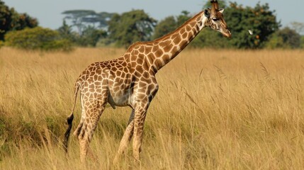 Obraz premium Giraffe in the African Savanna
