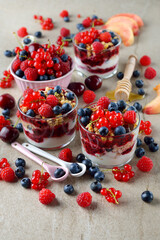 Parfait with berries