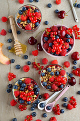 Parfait with berries