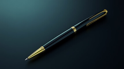 Luxury pen, beautiful and luxurious, expensive