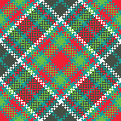 Scottish Tartan Plaid Seamless Pattern, Checker Pattern. Traditional Scottish Woven Fabric. Lumberjack Shirt Flannel Textile. Pattern Tile Swatch Included.