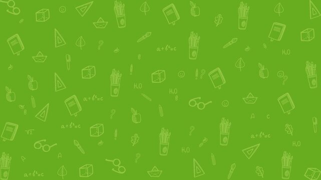 Seamless animated background for quizzes, 4K