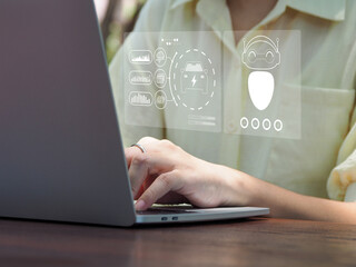 EV car technology with artificial intelligence control and command system with robots and driving system software