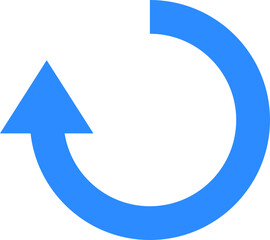 Arrow icon. Circular arrow.