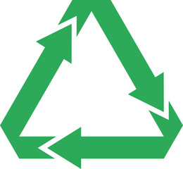 Arrow icon. Recycle symbol.