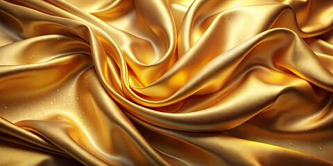 Luxurious golden silk background with a shimmering texture, gold, silk, luxurious, texture, shimmering, elegant, background