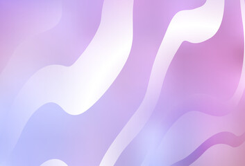 Light Purple, Pink vector texture with bent lines.