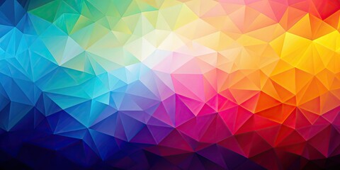 Obraz premium Low poly abstract background with a geometric design and vibrant colors, low poly, abstract, background, geometric, design