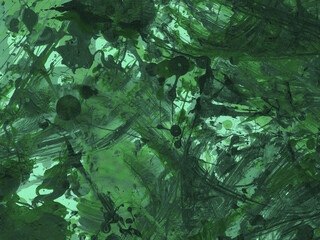 Green abstract texture. Background green art. Sea and ocean in depth