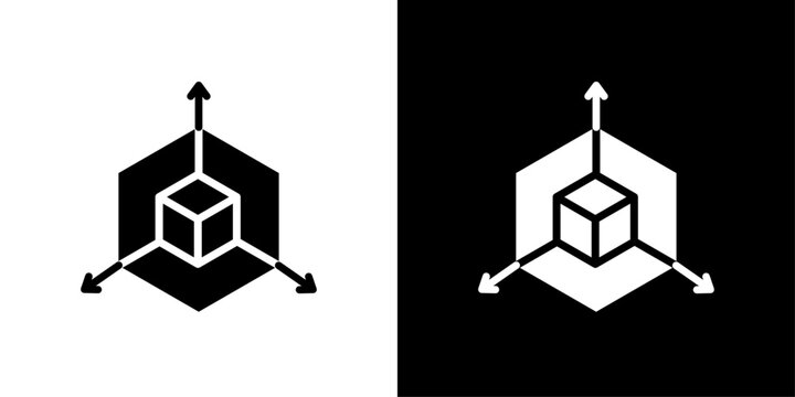 Bim icon Flat vector set outline