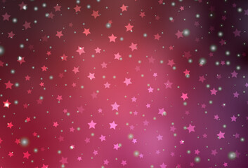 Light Pink, Red vector backdrop in holiday style.