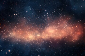 Obraz premium Fireworks with blur milky way background with copy-space with generative ai