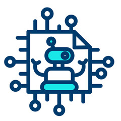 Obraz premium Robotic Processors Icon