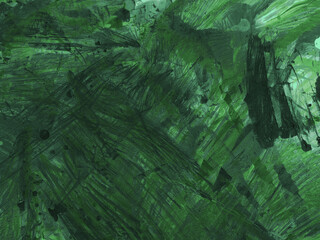 Green abstract texture. Background green art. Sea and ocean in depth