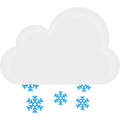 Weather Snow Flat Icon