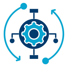 Obraz premium Process Automation Icon