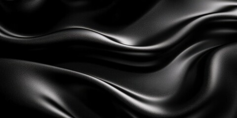 Obraz premium Abstract Black Silk Texture