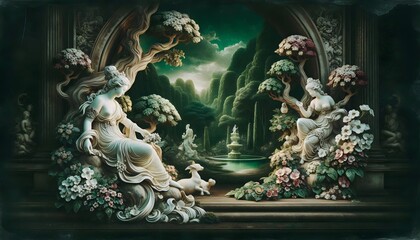 Reinas de la Naturaleza: Esculturas Vivas