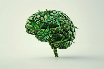 Obraz premium Marijuana Brain.