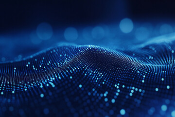 Minimalist tech-themed background, deep blue subtle grid textures 