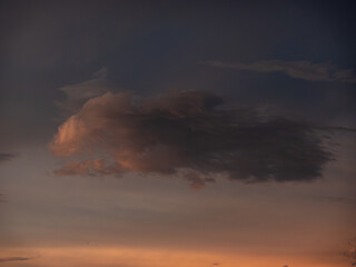 clouds at sunset