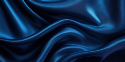 Obraz premium Abstract Blue Fabric Waves