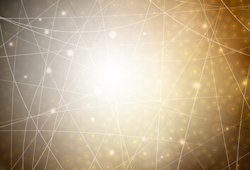 Dark Orange vector template with repeated sticks.