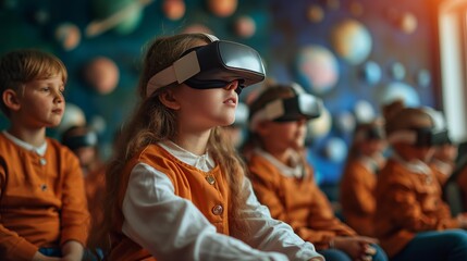 Young Students Explore the Cosmos With Virtual Reality In an Elementary Classroom