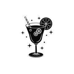 cocktail silhouette.