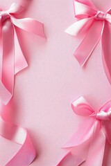 Pink vintage bow frame 