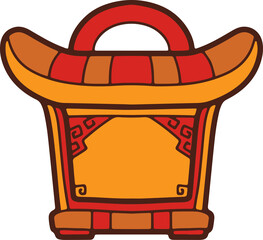 Illustration, Chinese elements, cute cartoon, Chinese New Year, Illustration 2025