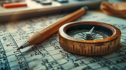 Math Tools with Compass and Calculator