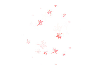 Light Pink, Red vector elegant pattern with sakura.
