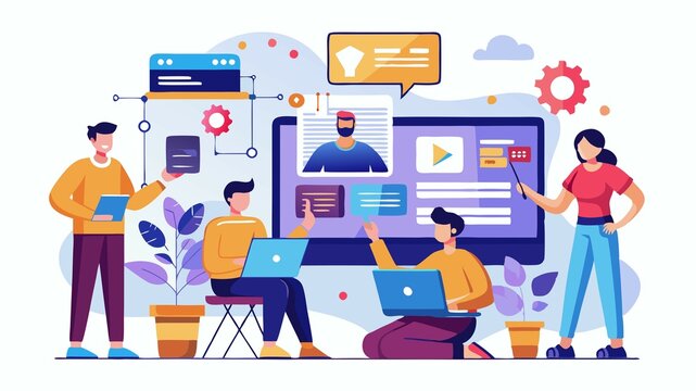 Web Developers orchestrate the creation of websites and web applications, with front-end developers shaping the user experience and back-end engineers powering the website's functionality