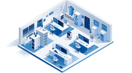Naklejka premium the concept of document management in a modern office setting, showcasing seamless integration of digital technologies for efficient workflow and collaboration design