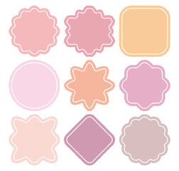 Collection of wedding theme speech bubbles.Romantic memo labels.Hand drawn doodle lettering quote frame with tulip pattern. Set of sticker for the wedding invitation. marry me  labels, Love gift tags.