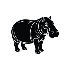 hippo silhouette.