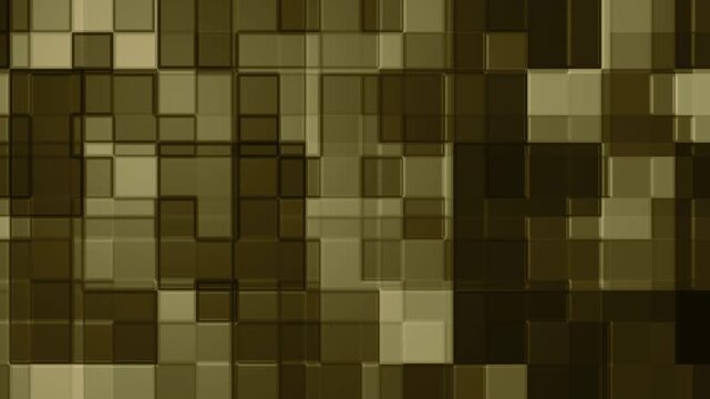Beige background, abstract cube with mosaic box lines, suitable for digital design of visual arts and business or percentages
