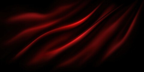 Obraz premium Abstract Red Satin Drape