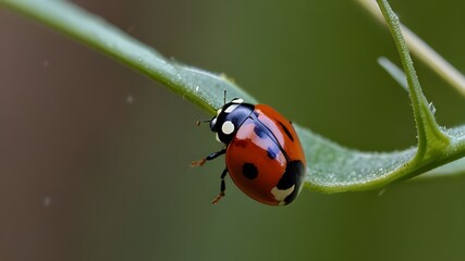 Fototapeta premium LADYBUG Generative AI