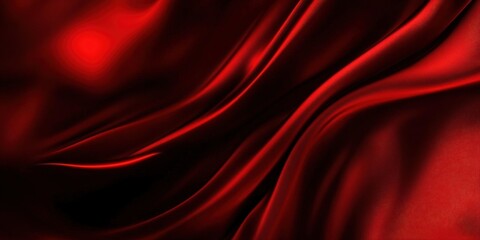 Obraz premium Red Silk Fabric Background