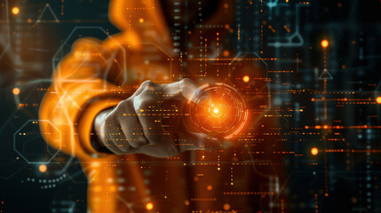 A digital infographic with a globe, graphs, and statistical data representing global financial trends