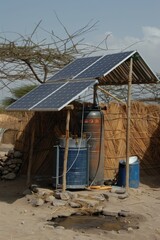 Solar-Powered Water Purification System for Sustainable Clean Drinking Water in Remote Communities