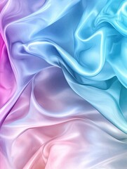 Obraz premium abstract fluid art background with swirling pink and blue colors