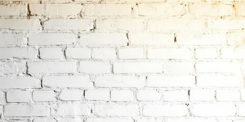 Obraz premium White Brick Wall Texture