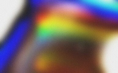Abstract blurred grainy gradient background texture. Digital grain soft noise effect. Lo-fi multicolor vintage retro smooth gradient transition of colors in a high resolution image grainy texture
