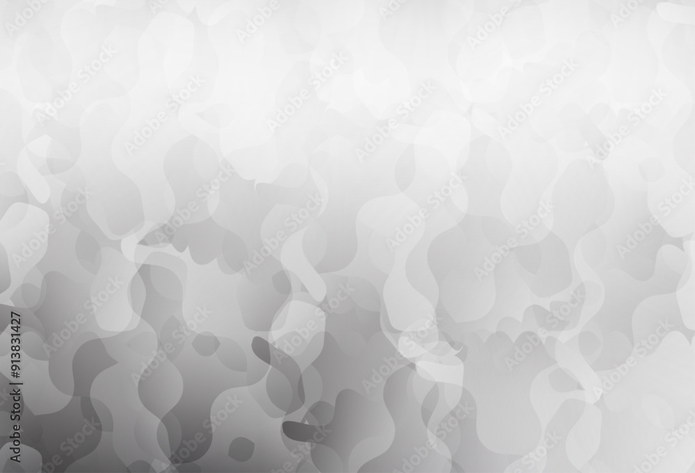 Poster light gray vector backdrop with memphis shapes.