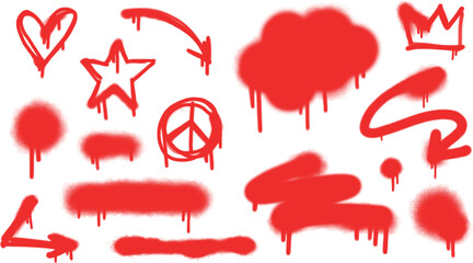 15 creative graffiti style spray elements