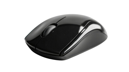 Computer mouse on transparent background